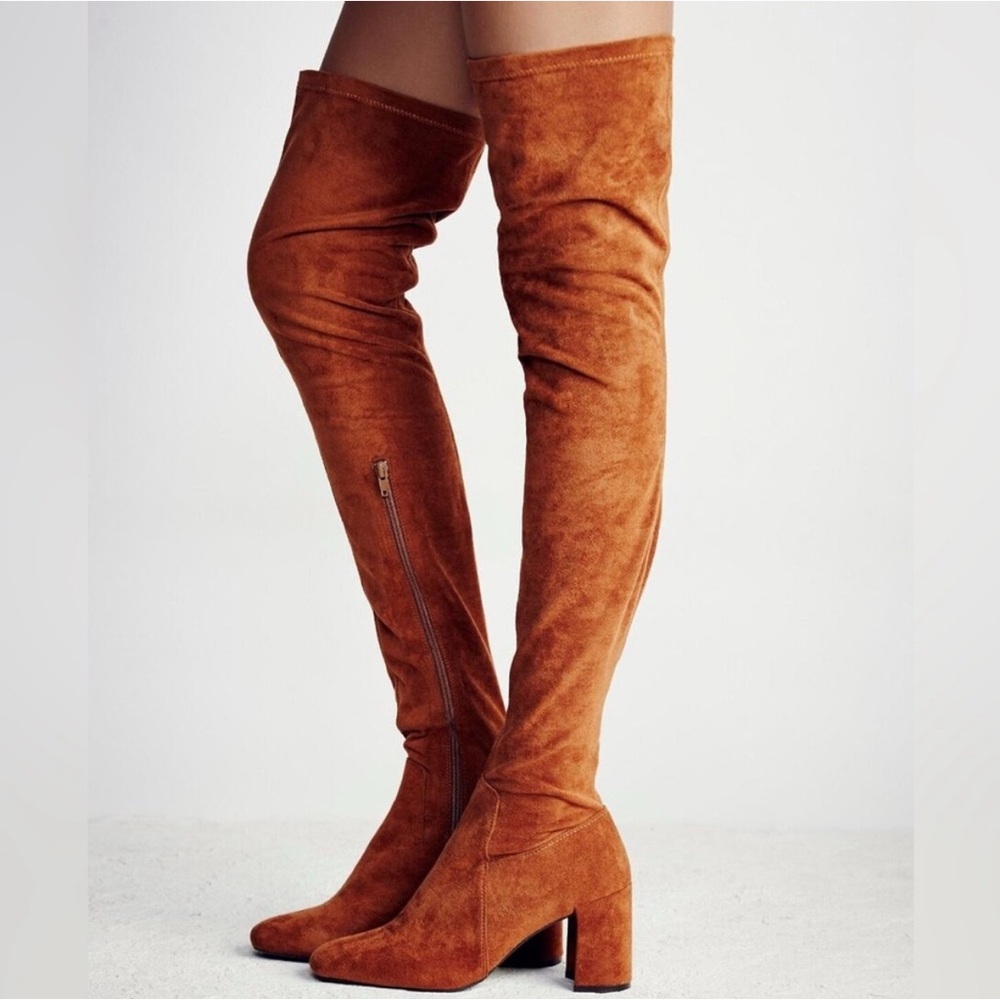 Jeffrey Campbell Tan Heeled Boots